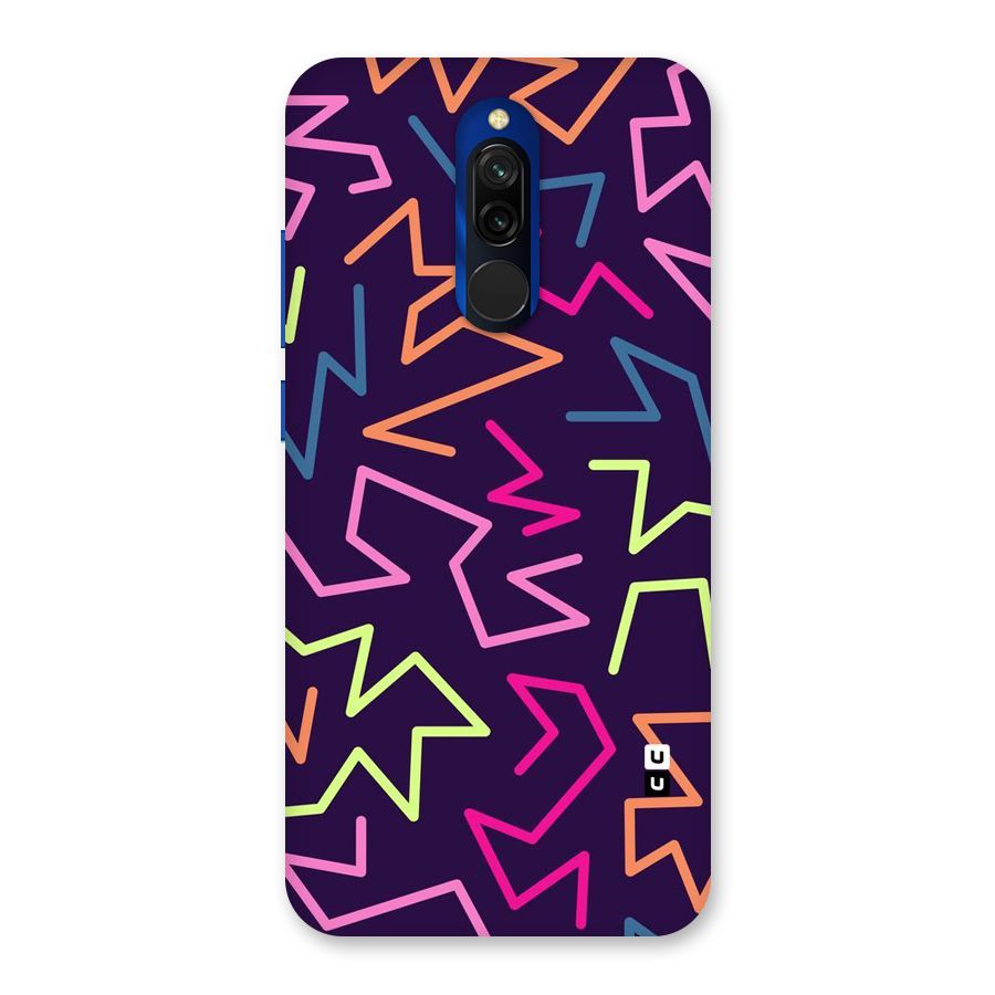 Colored Lines Back Case for Redmi 8