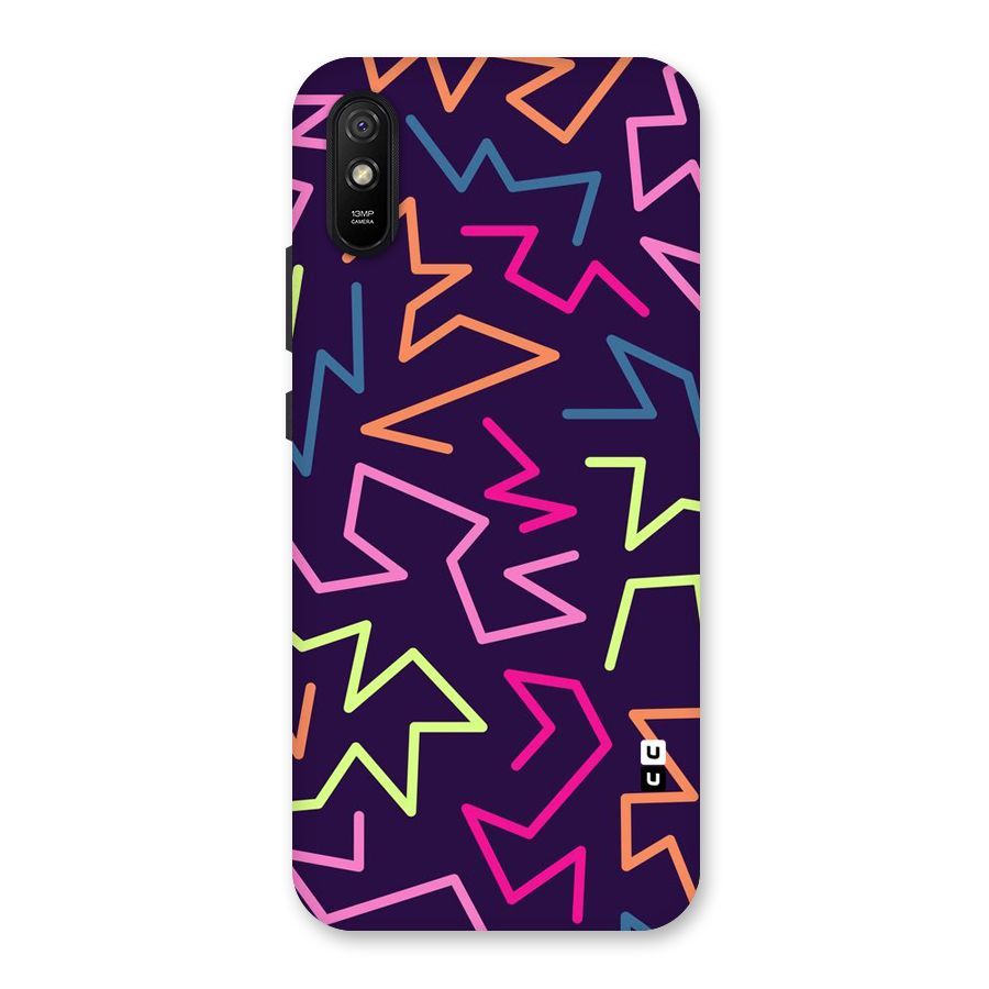 Colored Lines Back Case for Redmi 9A
