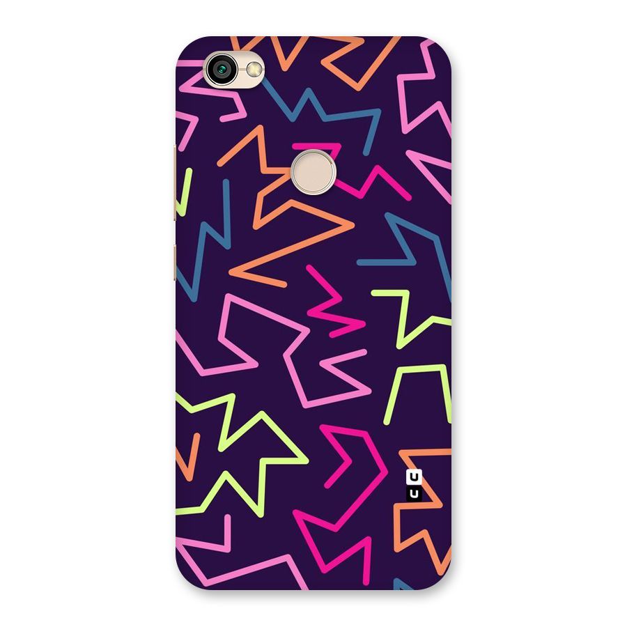 Colored Lines Back Case for Redmi Y1 2017