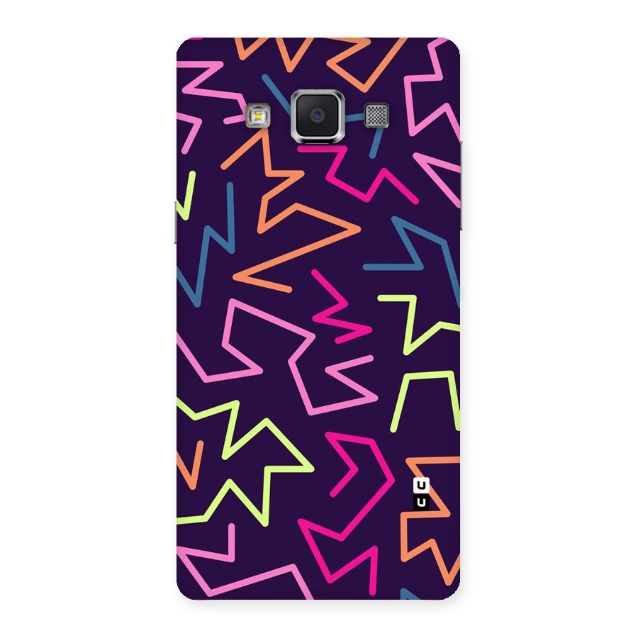 Colored Lines Back Case for Samsung Galaxy A5