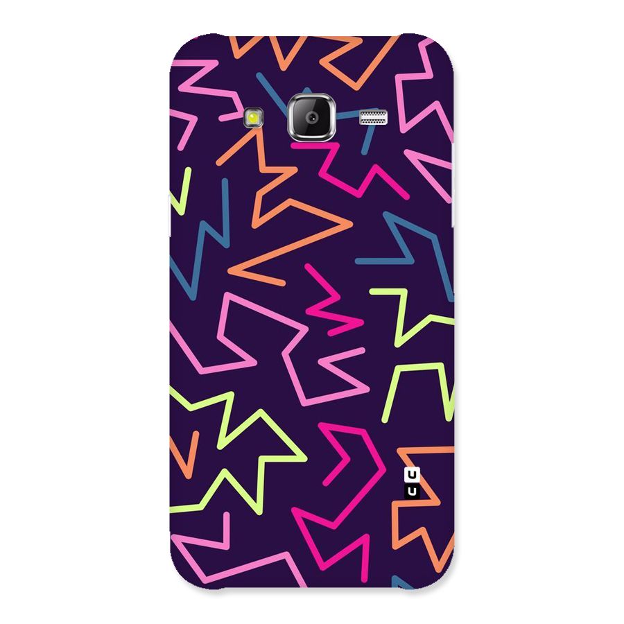 Colored Lines Back Case for Samsung Galaxy J5