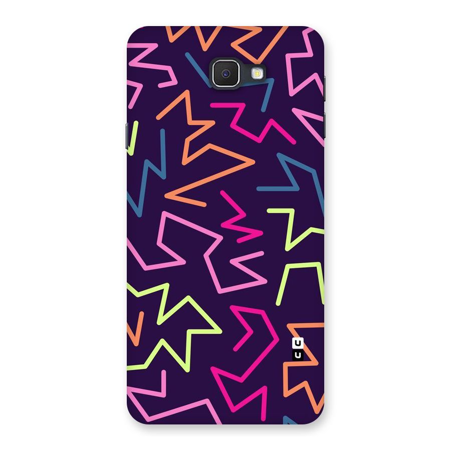 Colored Lines Back Case for Samsung Galaxy J7 Prime
