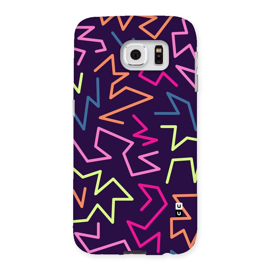 Colored Lines Back Case for Samsung Galaxy S6