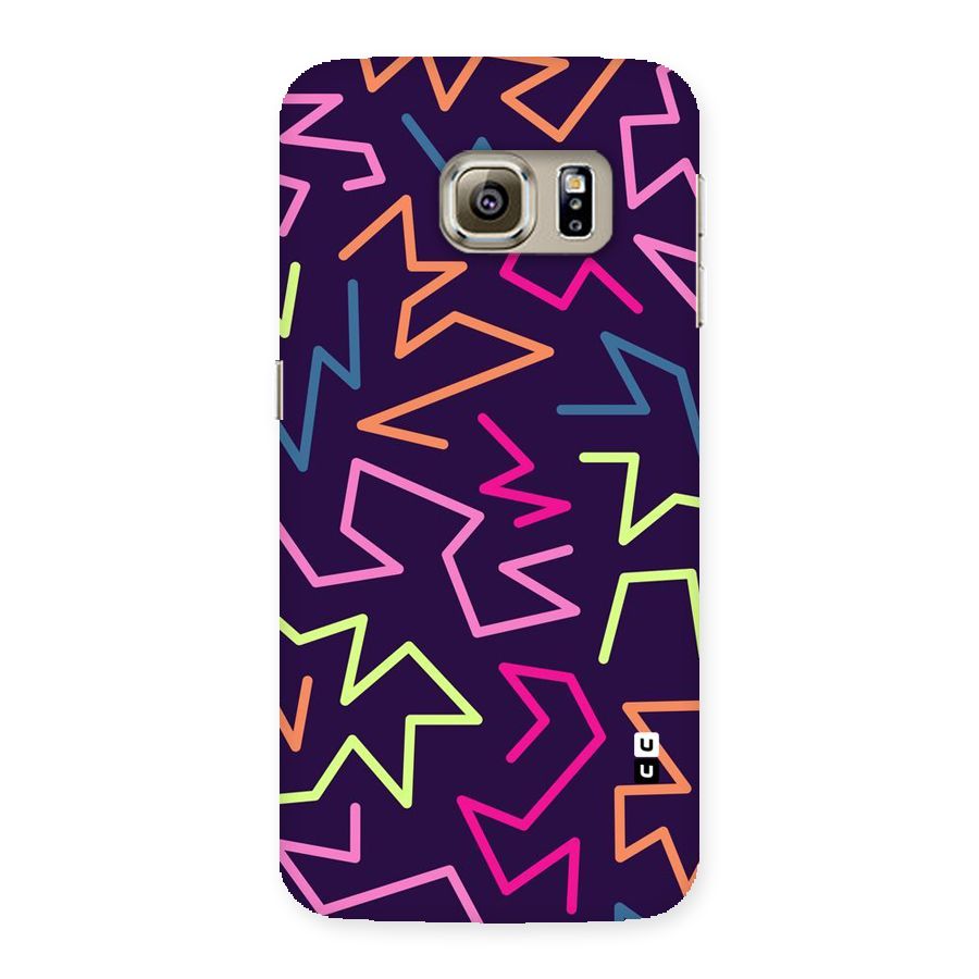 Colored Lines Back Case for Samsung Galaxy S6 Edge Plus