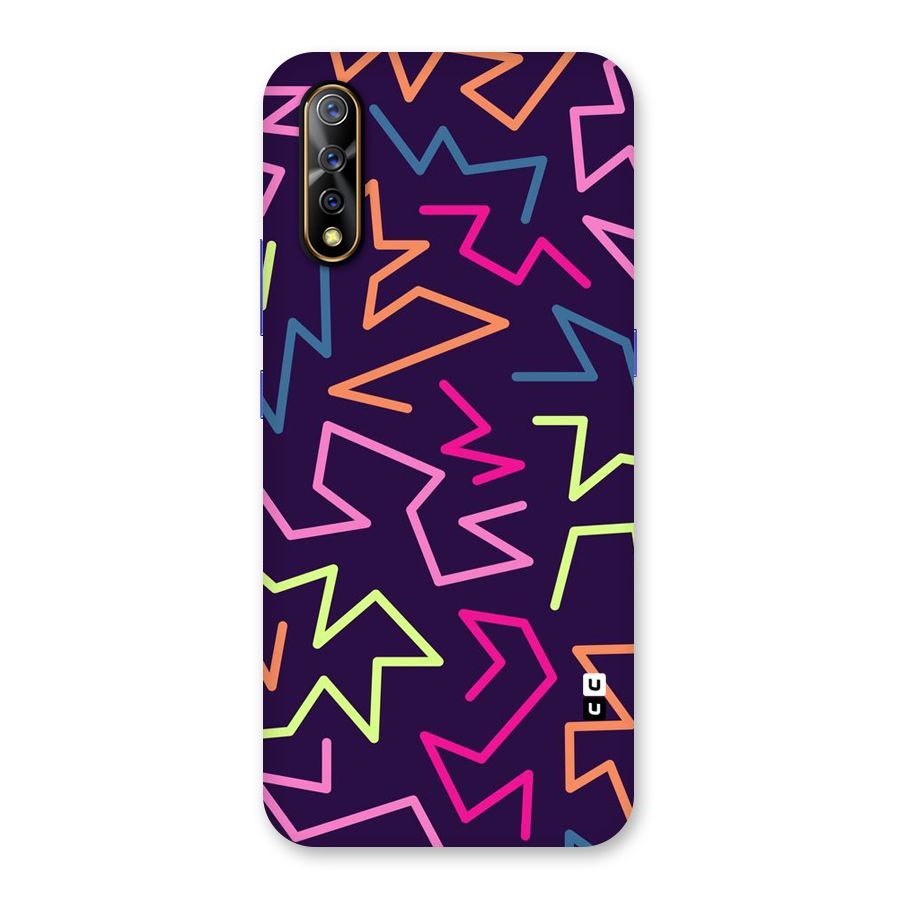 Colored Lines Back Case for Vivo S1