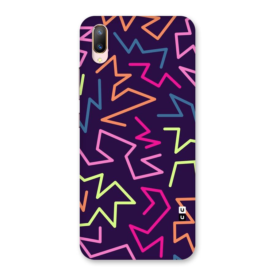Colored Lines Back Case for Vivo V11 Pro