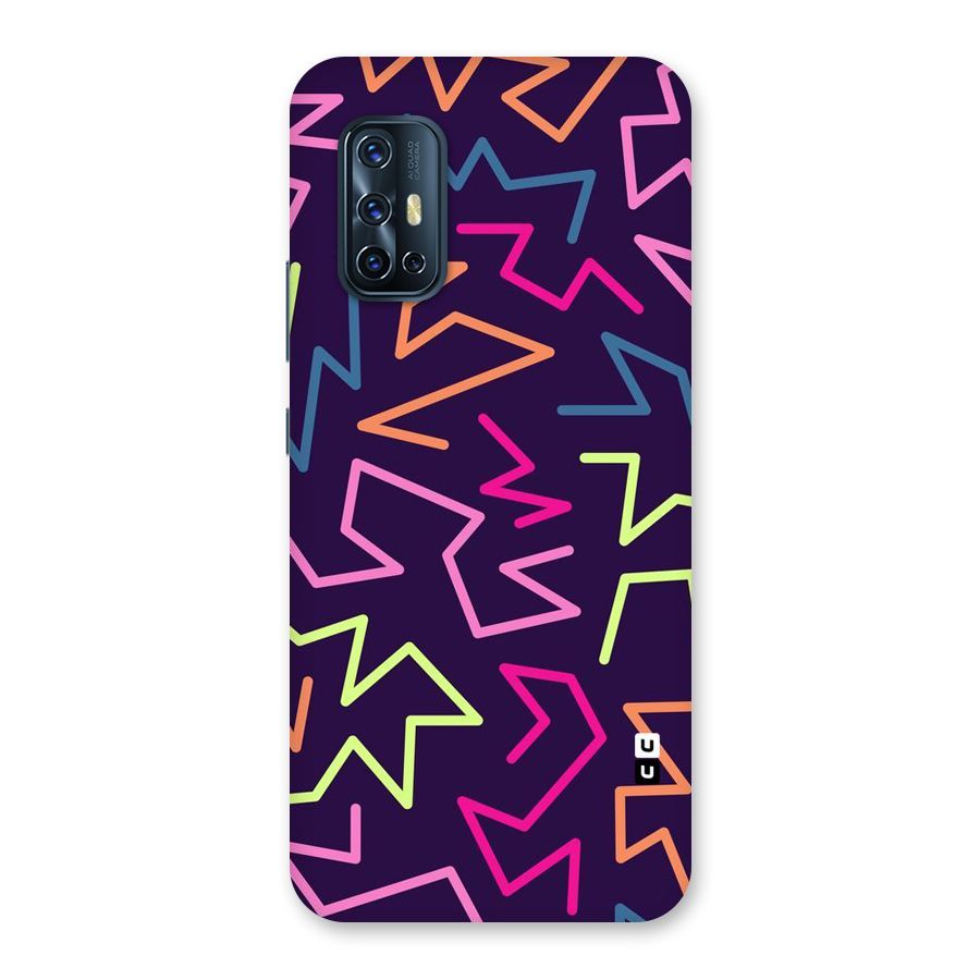 Colored Lines Back Case for Vivo V17