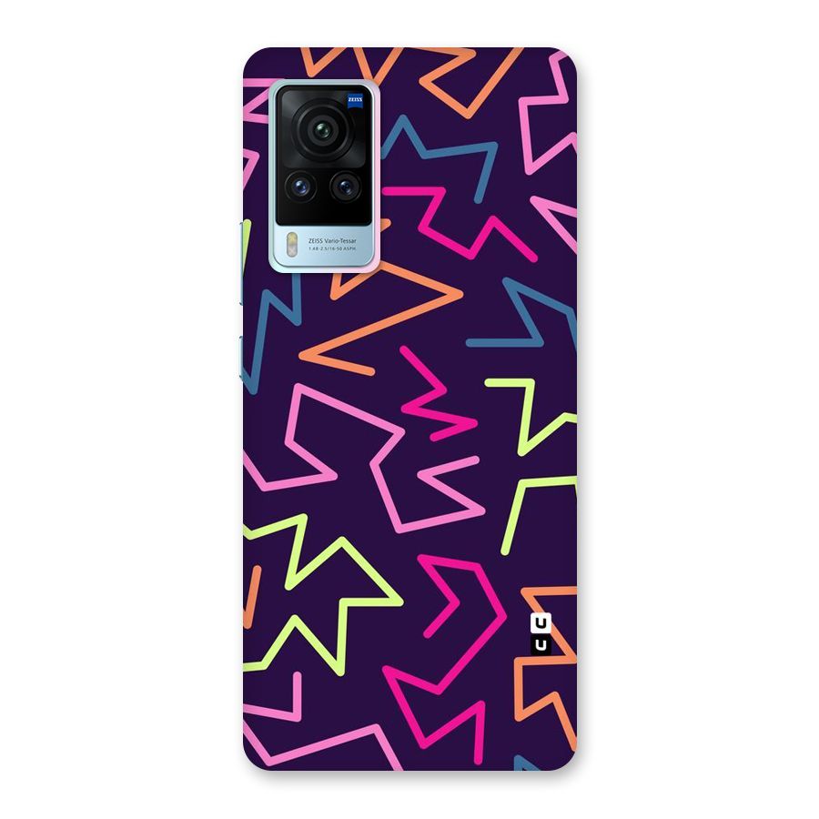 Colored Lines Back Case for Vivo X60 Pro