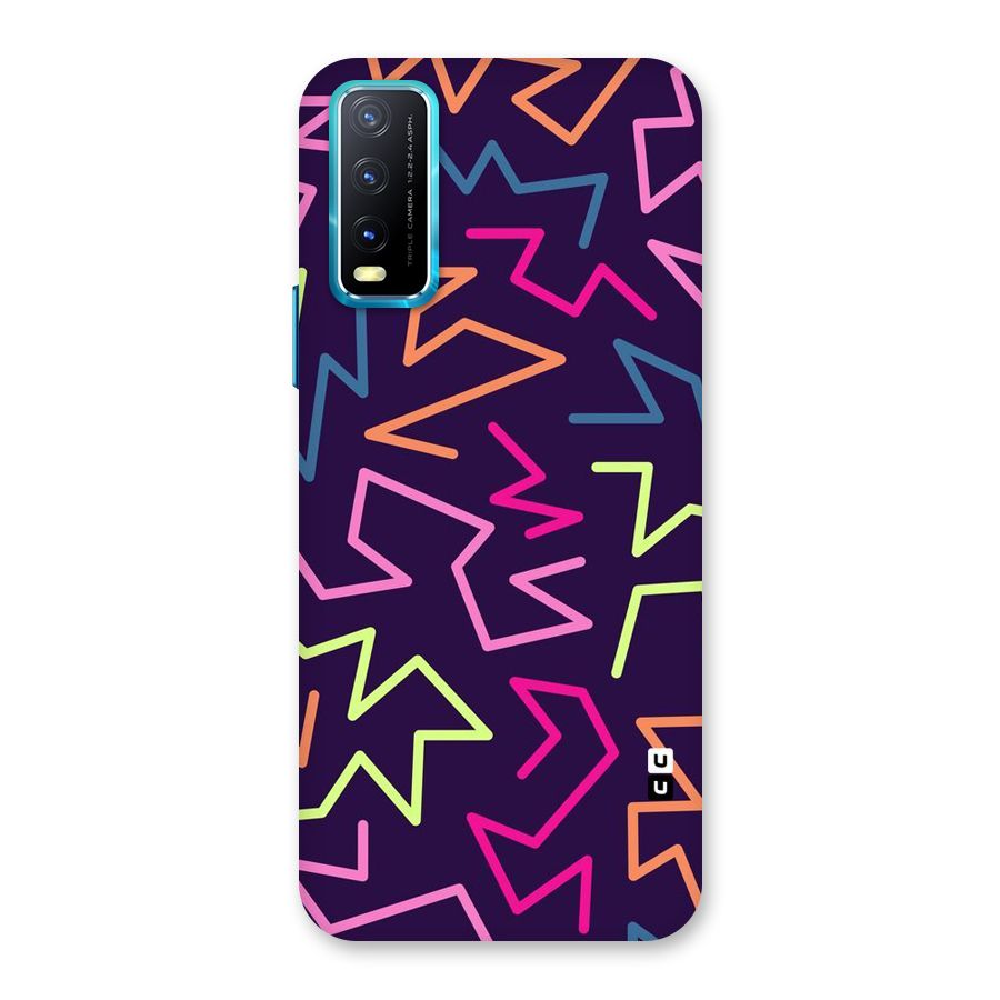 Colored Lines Back Case for Vivo Y20