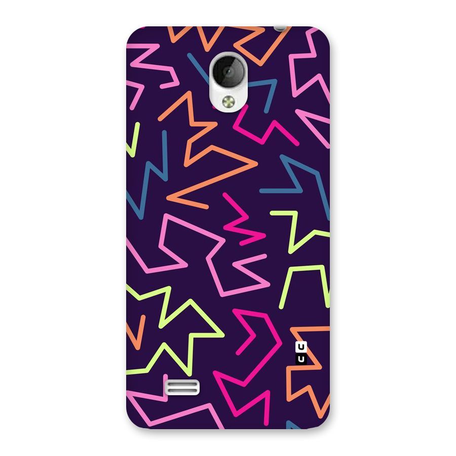 Colored Lines Back Case for Vivo Y21