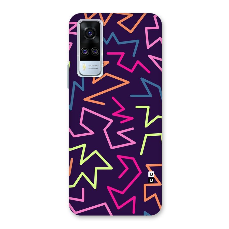 Colored Lines Back Case for Vivo Y31