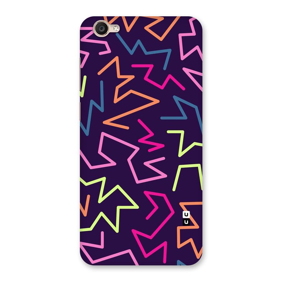 Colored Lines Back Case for Vivo Y55s