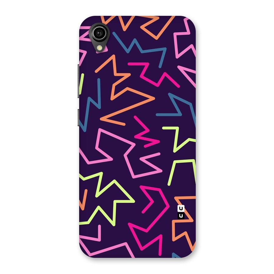 Colored Lines Back Case for Vivo Y90