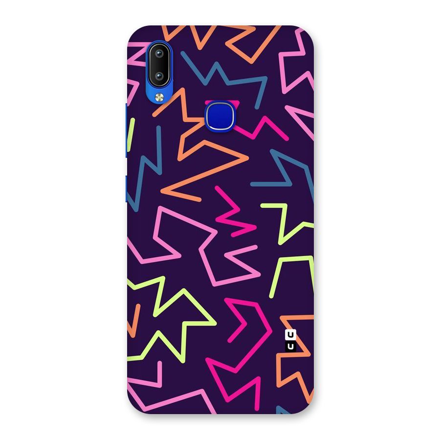 Colored Lines Back Case for Vivo Y91