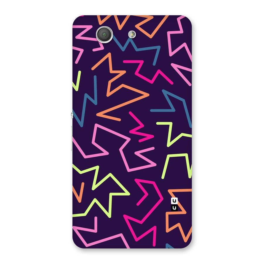 Colored Lines Back Case for Xperia Z3 Compact
