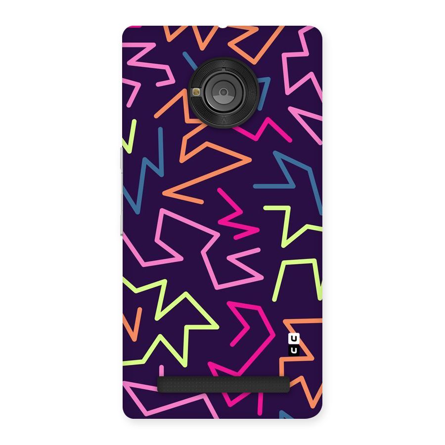 Colored Lines Back Case for Yu Yunique