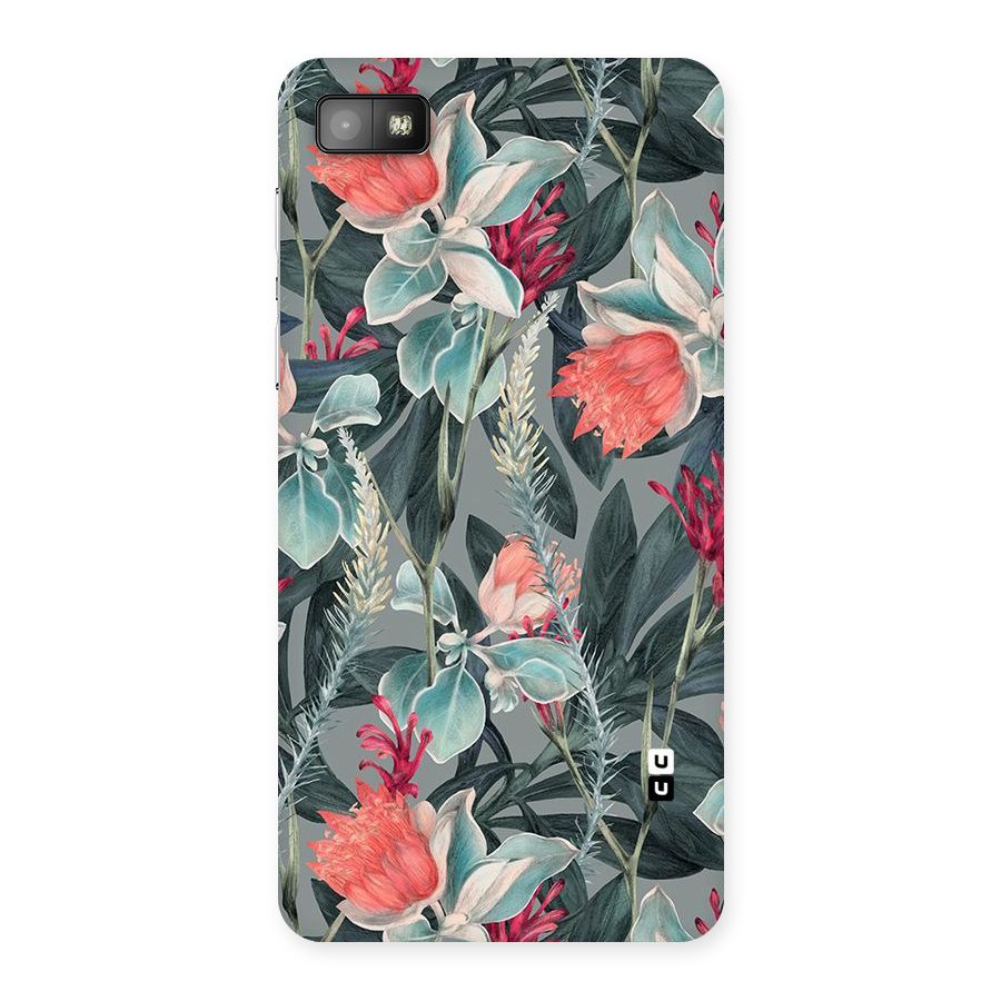 Colored Petals Back Case for Blackberry Z10