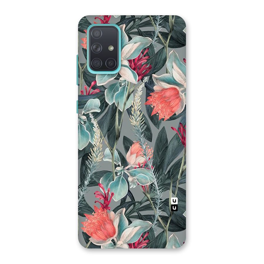 Colored Petals Back Case for Galaxy A71