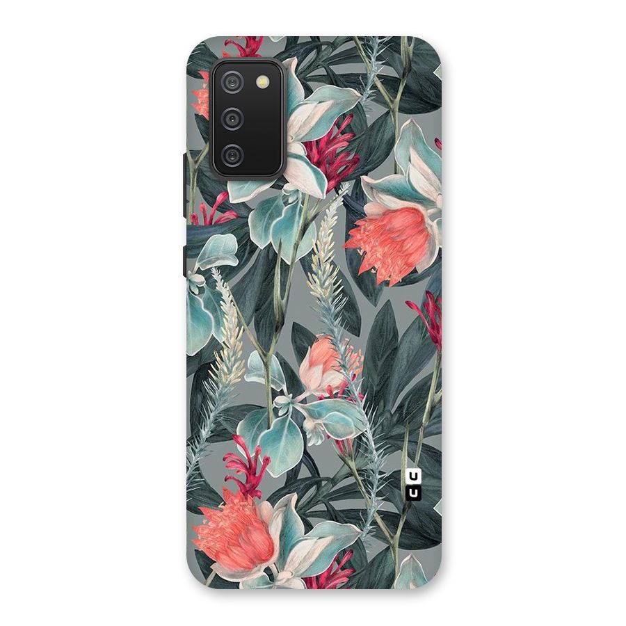Colored Petals Back Case for Galaxy F02s