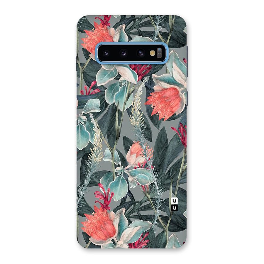 Colored Petals Back Case for Galaxy S10