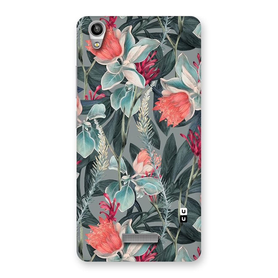 Colored Petals Back Case for Lava-Pixel-V1