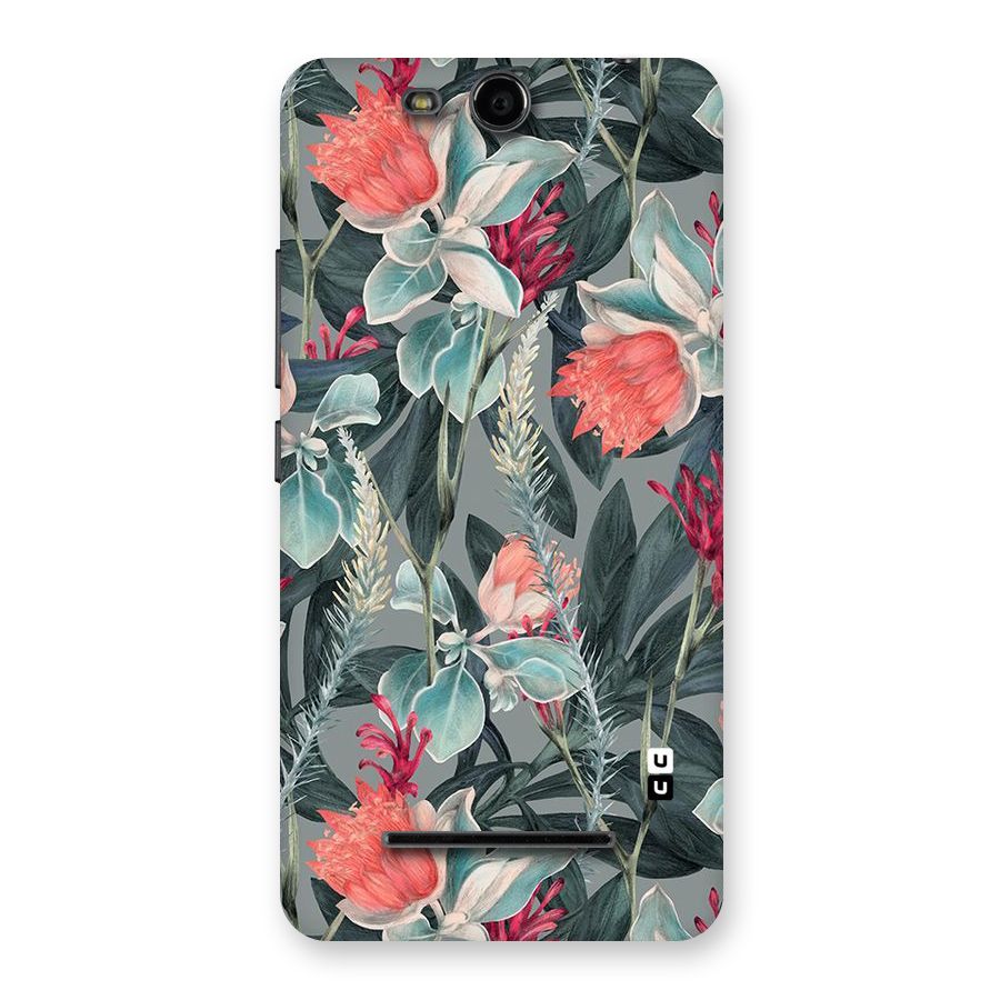 Colored Petals Back Case for Micromax Canvas Juice 3 Q392