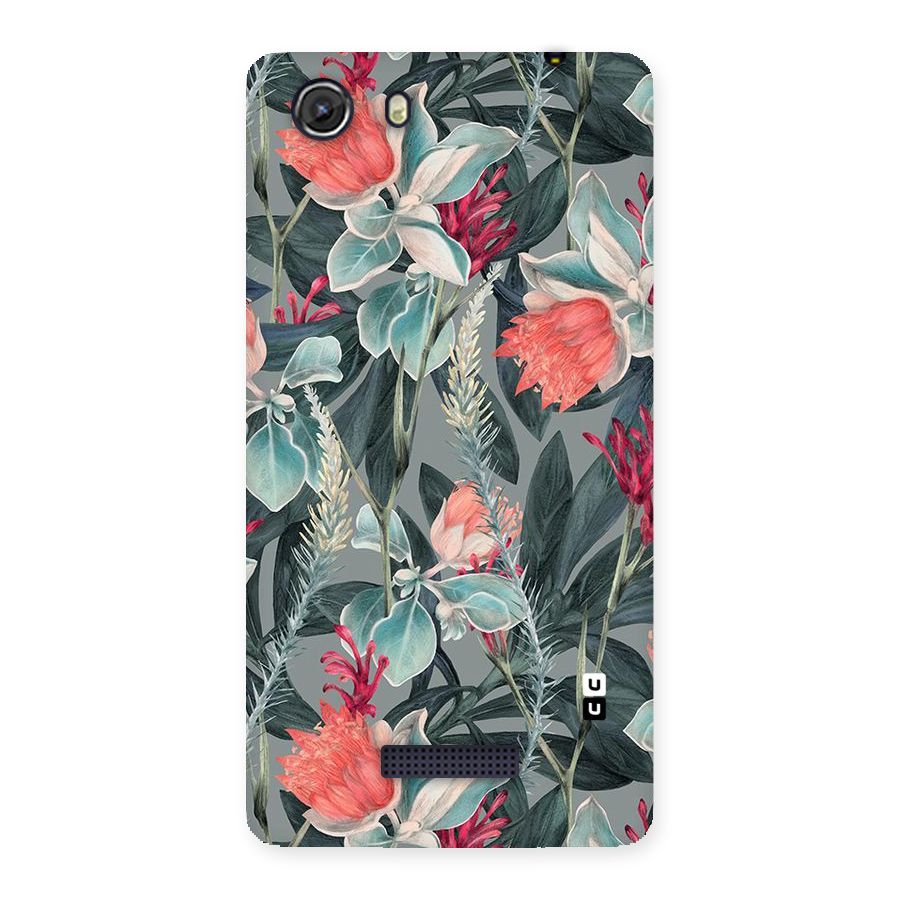 Colored Petals Back Case for Micromax Unite 3
