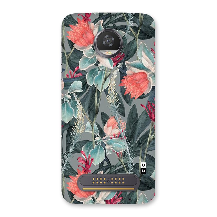 Colored Petals Back Case for Moto Z2 Play