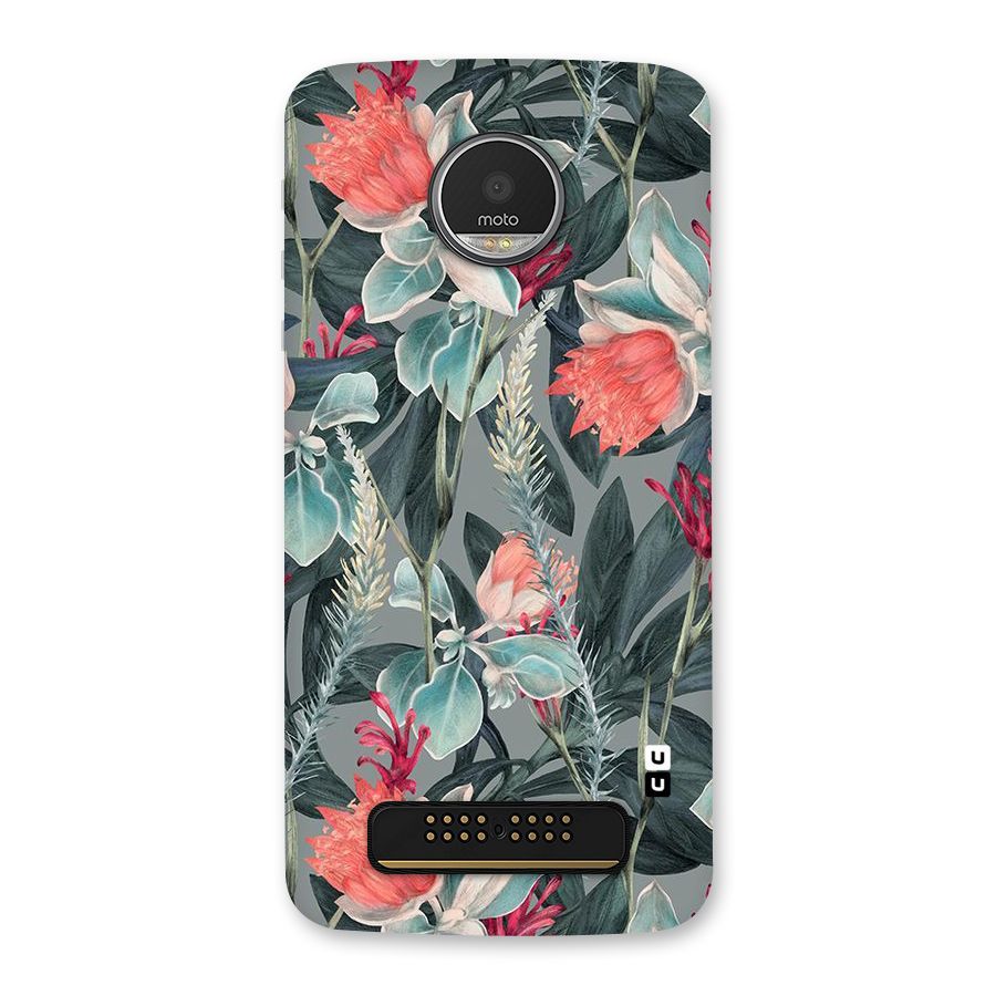 Colored Petals Back Case for Moto Z Play