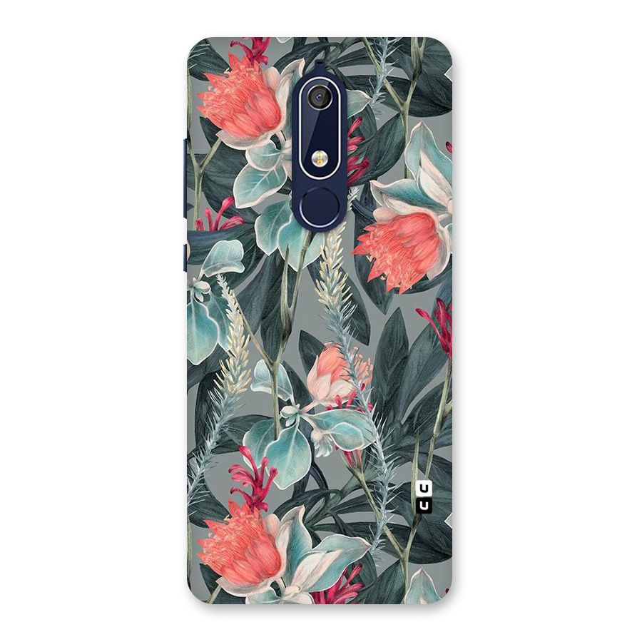 Colored Petals Back Case for Nokia 5.1