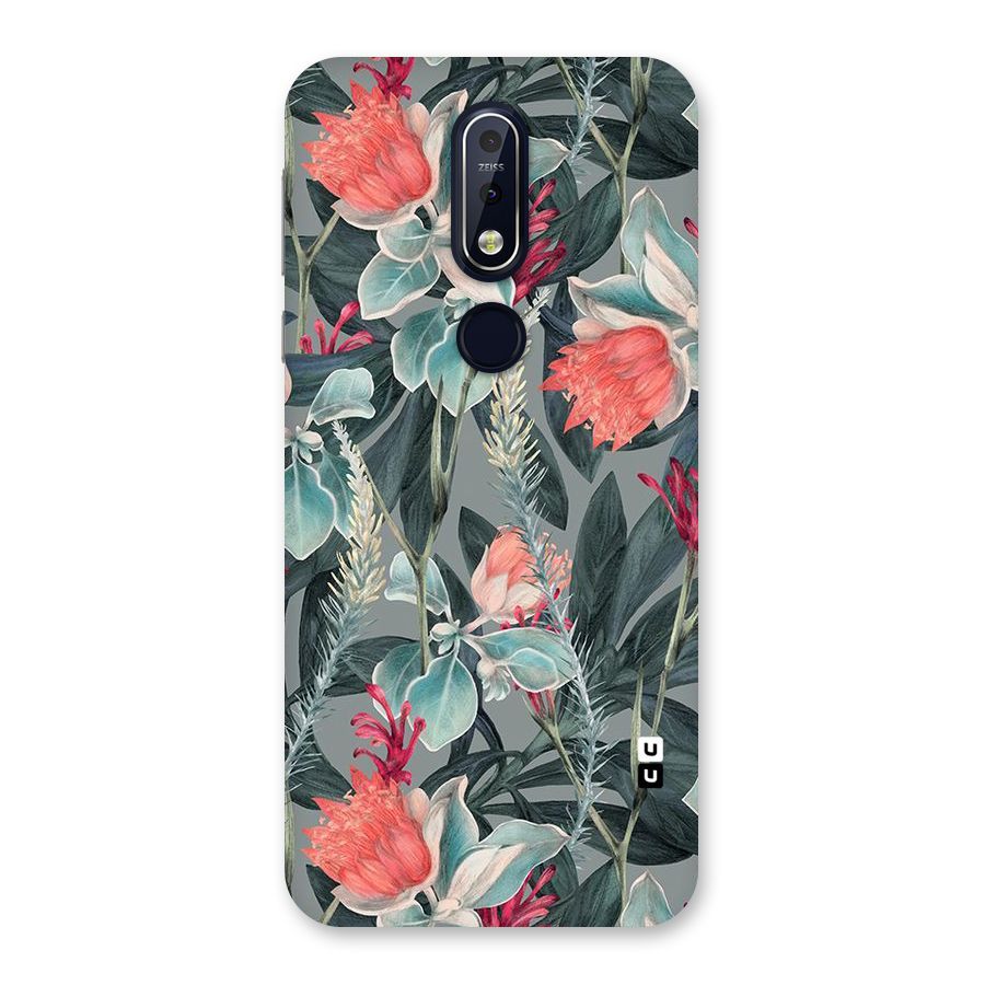 Colored Petals Back Case for Nokia 7.1