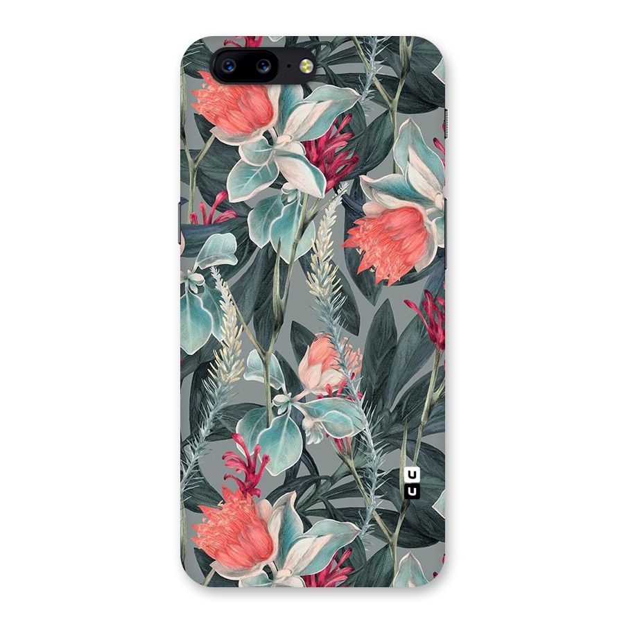 Colored Petals Back Case for OnePlus 5
