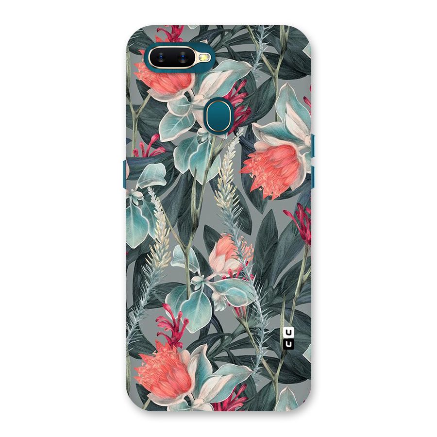 Colored Petals Back Case for Oppo A12