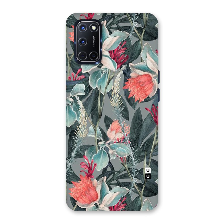 Colored Petals Back Case for Oppo A52