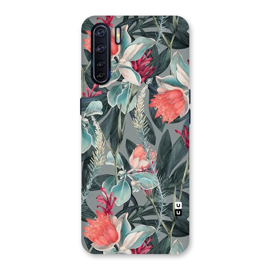 Colored Petals Back Case for Oppo F15