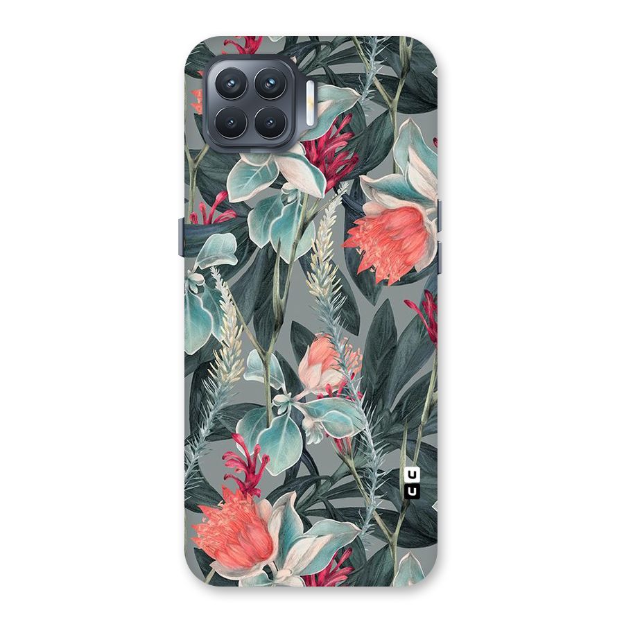 Colored Petals Back Case for Oppo F17 Pro
