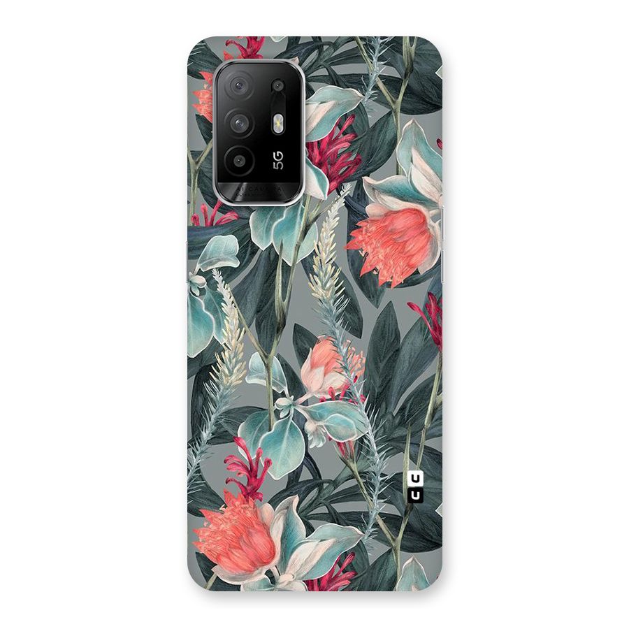 Colored Petals Back Case for Oppo F19 Pro Plus 5G