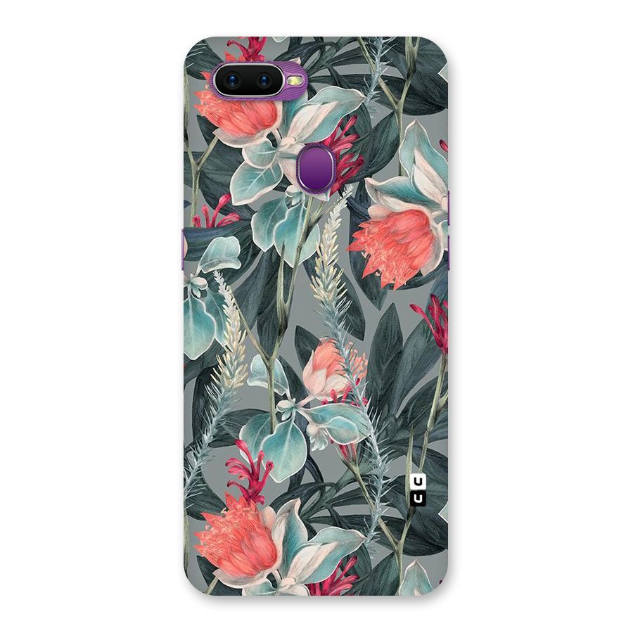 Colored Petals Back Case for Oppo F9