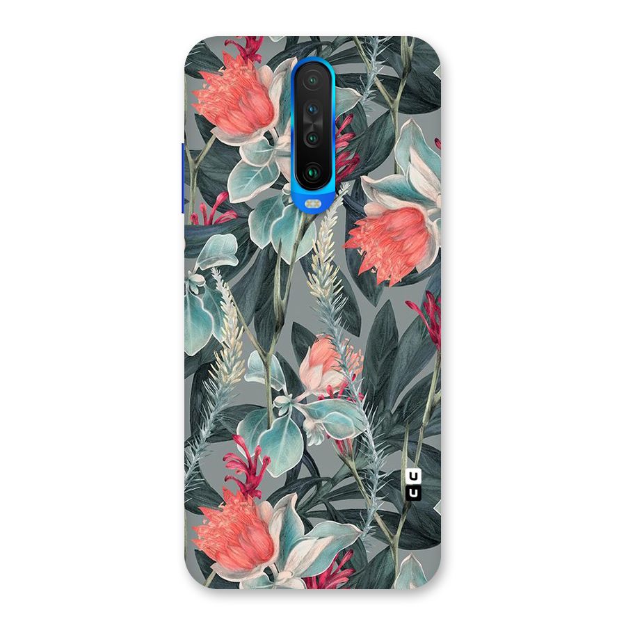 Colored Petals Back Case for Poco X2