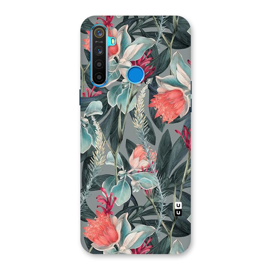 Colored Petals Back Case for Realme 5