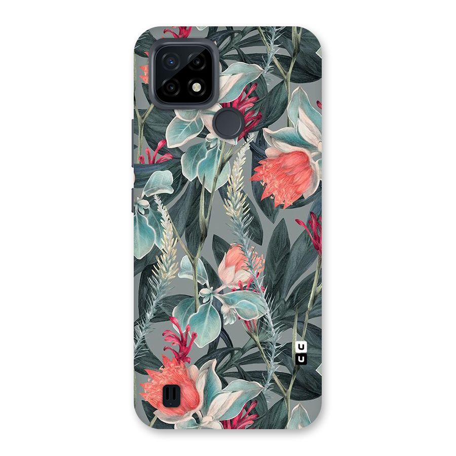 Colored Petals Back Case for Realme C21