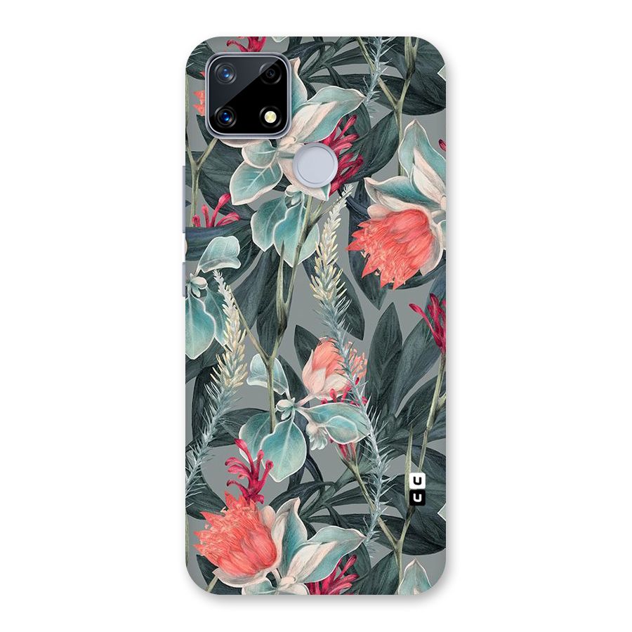 Colored Petals Back Case for Realme Narzo 20