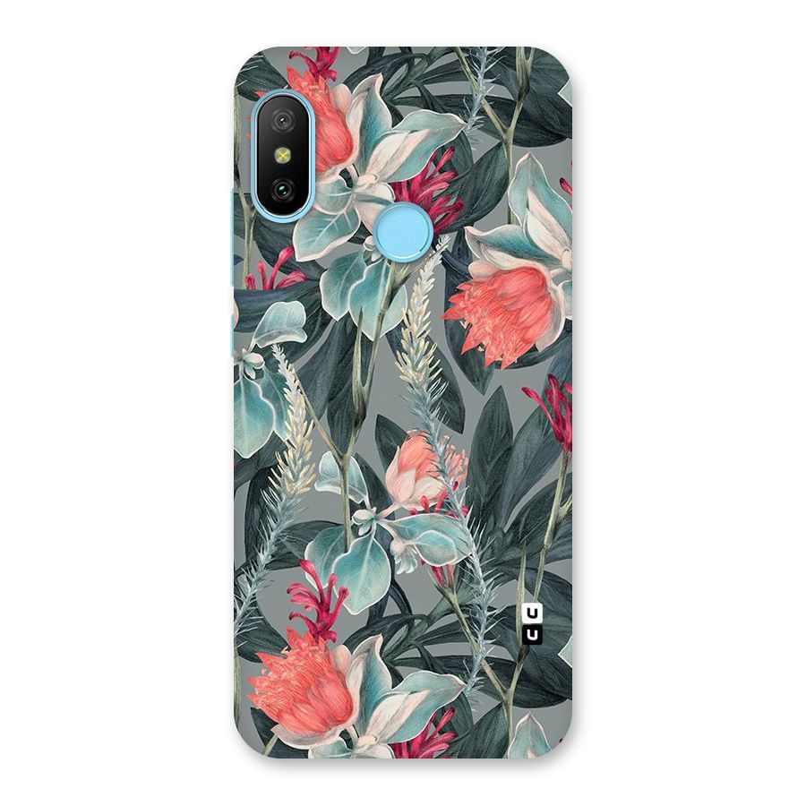 Colored Petals Back Case for Redmi 6 Pro