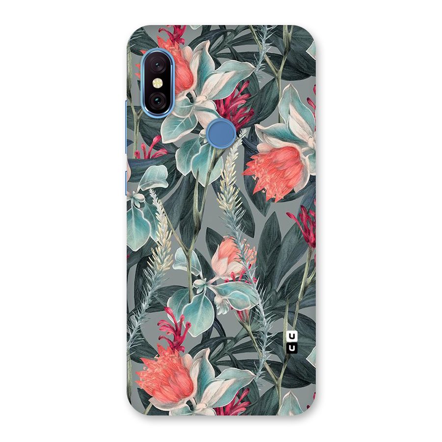 Colored Petals Back Case for Redmi Note 6 Pro