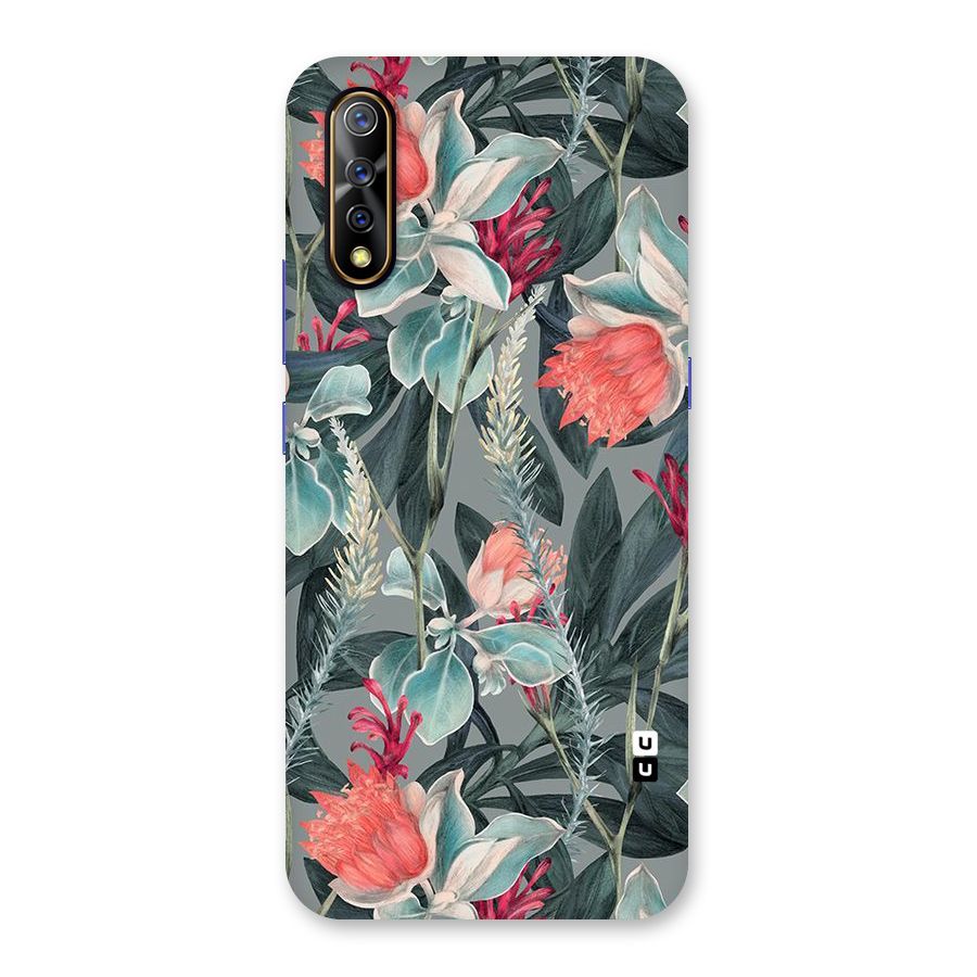 Colored Petals Back Case for Vivo S1