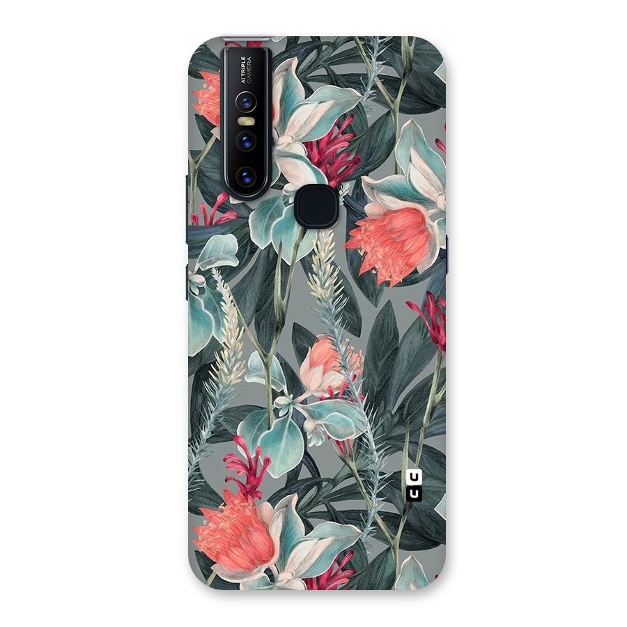 Colored Petals Back Case for Vivo V15