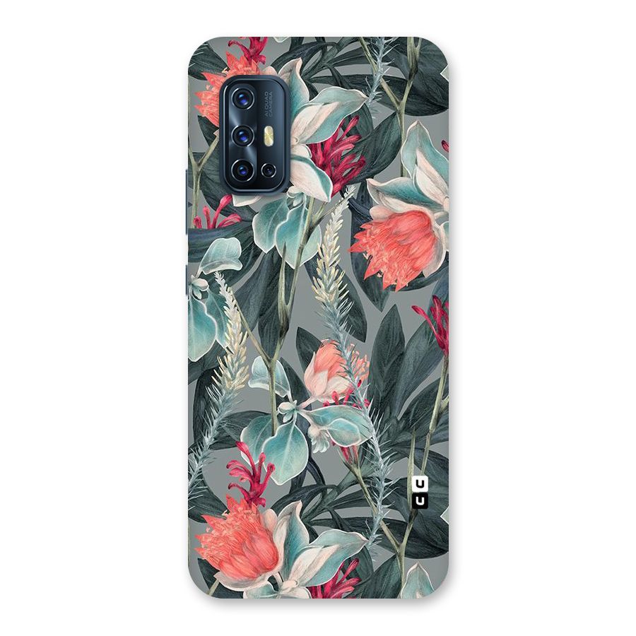 Colored Petals Back Case for Vivo V17