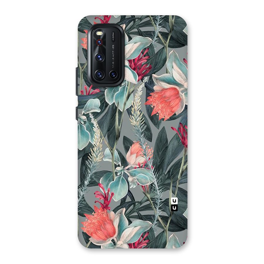 Colored Petals Back Case for Vivo V19