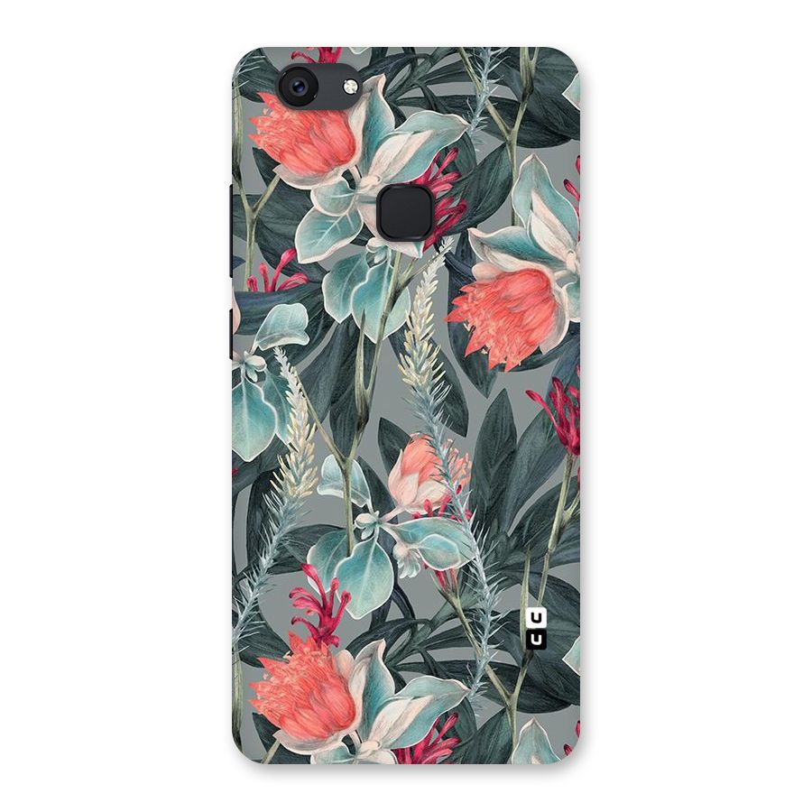 Colored Petals Back Case for Vivo V7 Plus