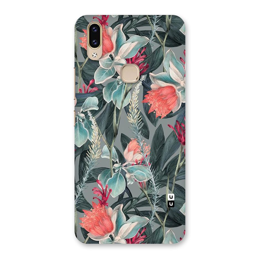 Colored Petals Back Case for Vivo V9 Youth